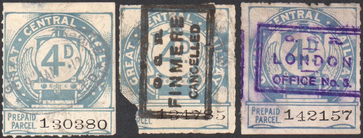 Great Central Railway Parcel Post Locomotive 1st Issue 4d